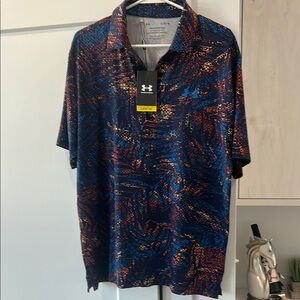 Under Armour Men's Multicolor The Playoff Polo Shirt size L UPF 40
